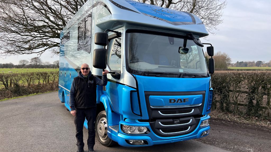 Kevin Parker and Helios 75 horsebox